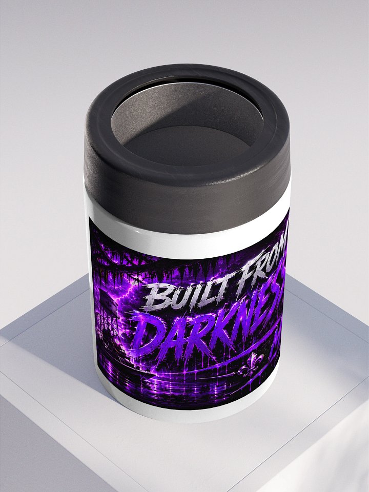 ⚜️ Built From Darkness. Driven By Light. Stainless Steel Koozie ⚜️ product image (2)