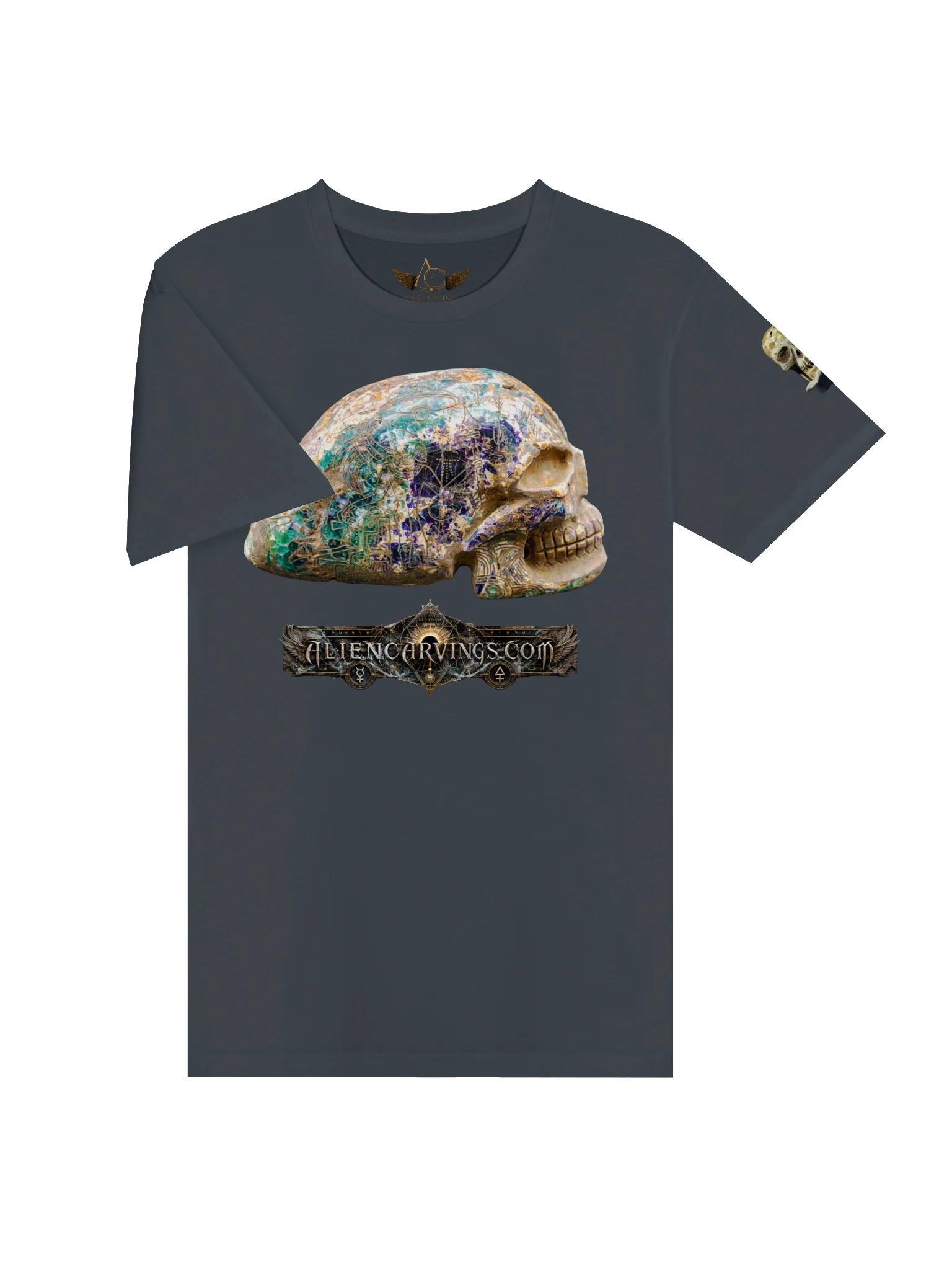 Giant Fluorite Skull Premium T-Shirt product image (3)