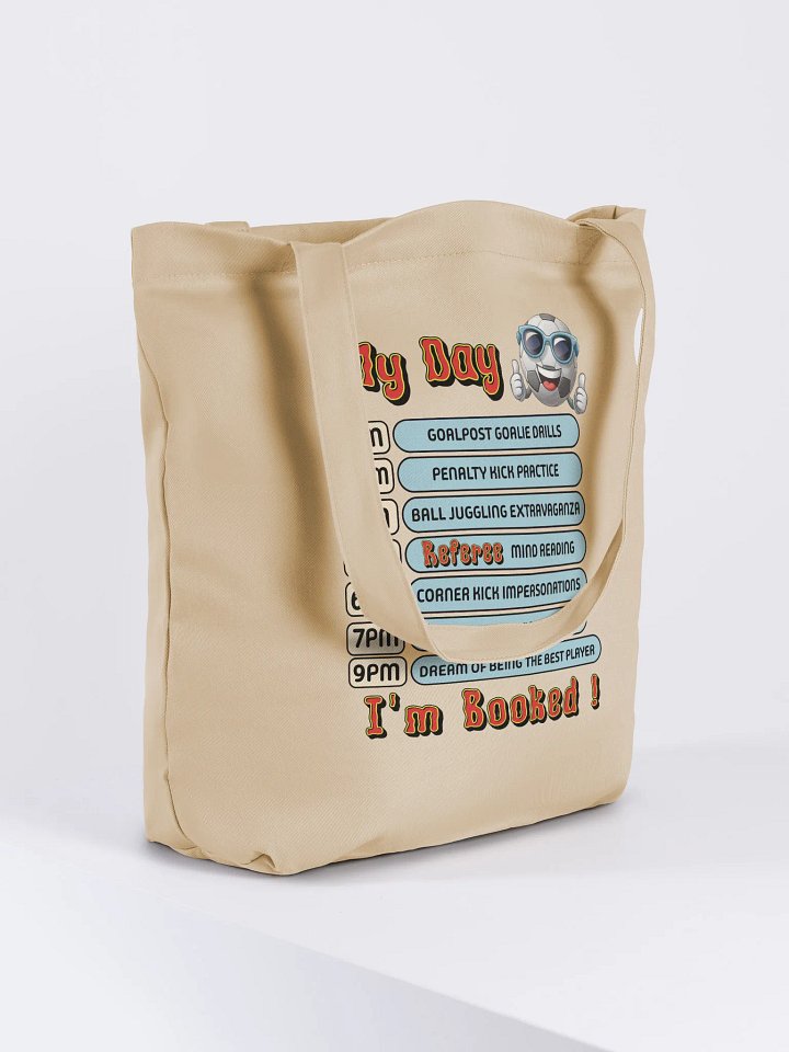 My Day Soccer Ball Schedule Eco Tote product image (4)