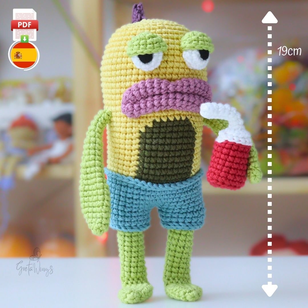 Patrón de crochet amigurumi de Net Peterson - Guía paso a paso en PDF product image (1)