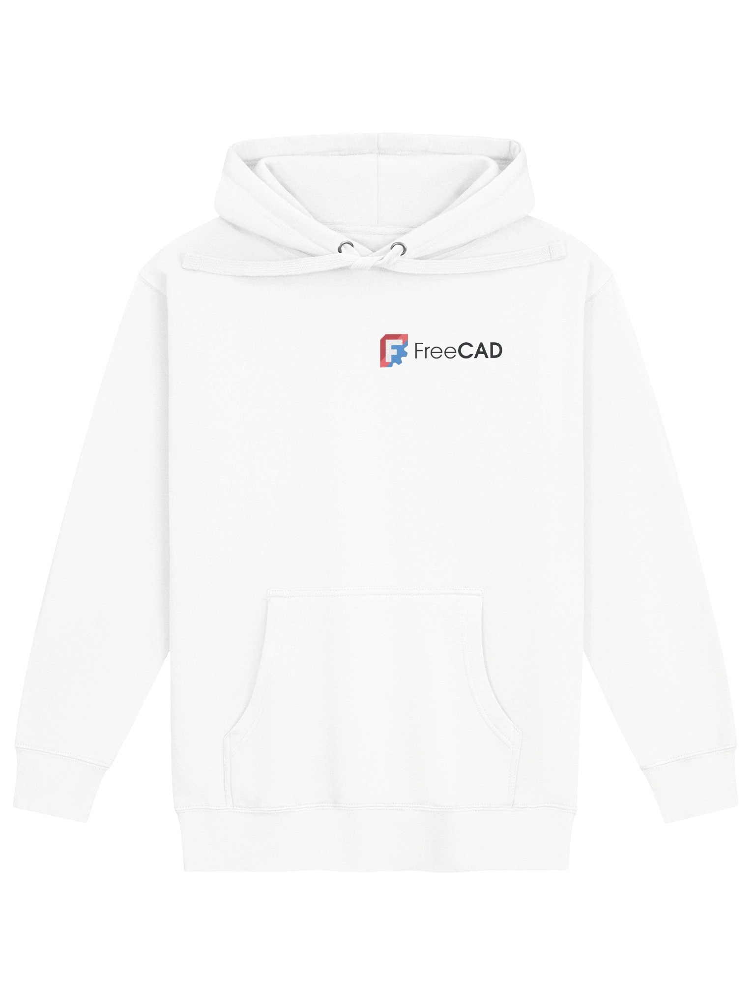 FreeCAD Hoodie - White product image (1)