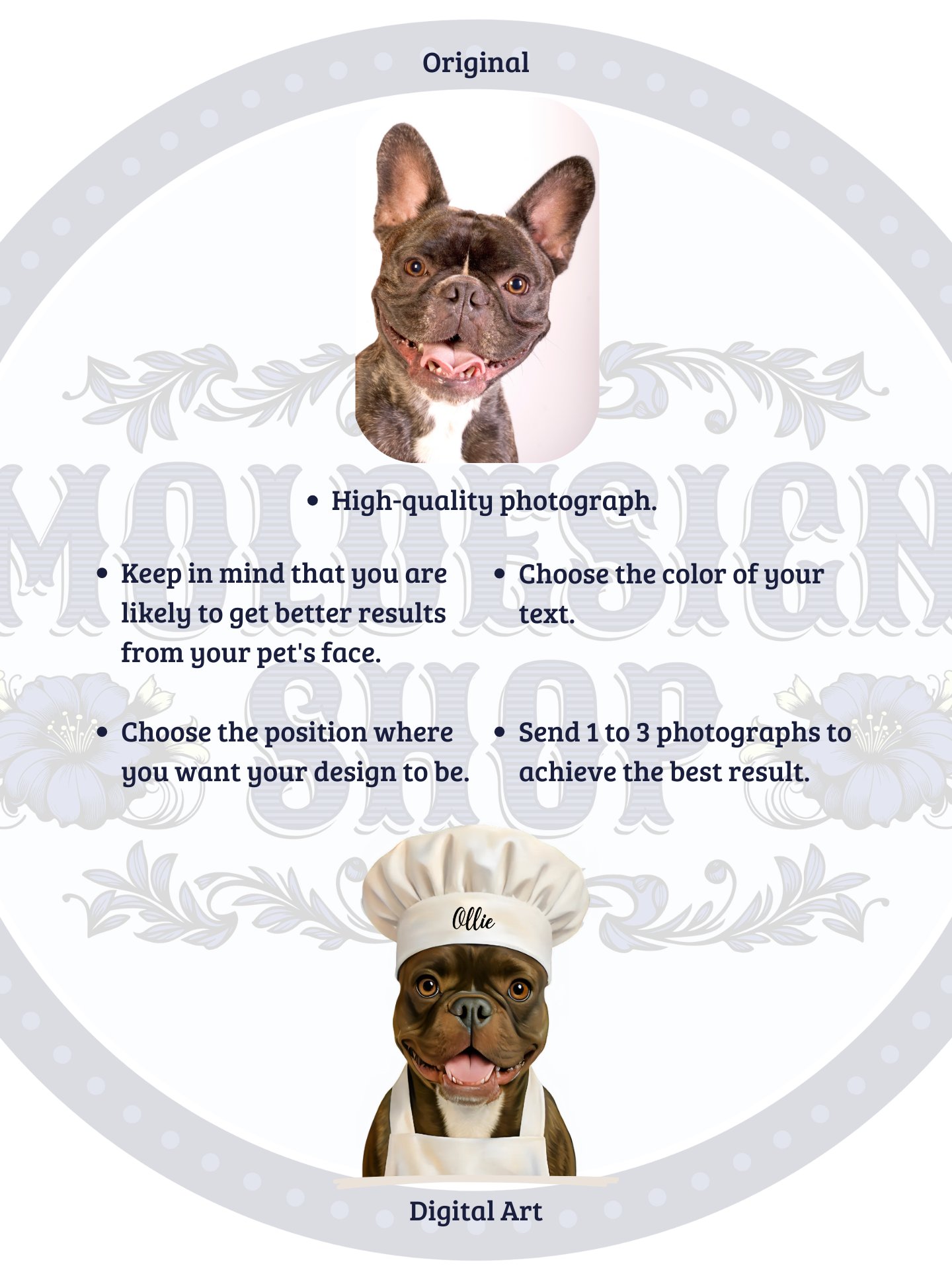 OUR BEST FRIEND IN THE KITCHEN! / ORGANIC COTTON APRON product image (9)
