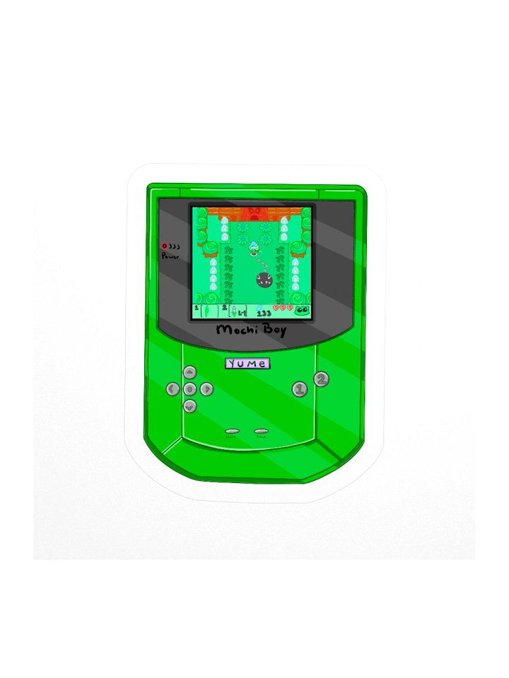 Mochi Boy Green! Sticker product image (2)