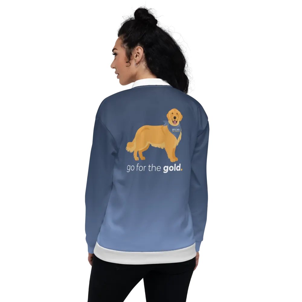 Encore VET MED Go for the Gold Bomber Jacket product image (8)
