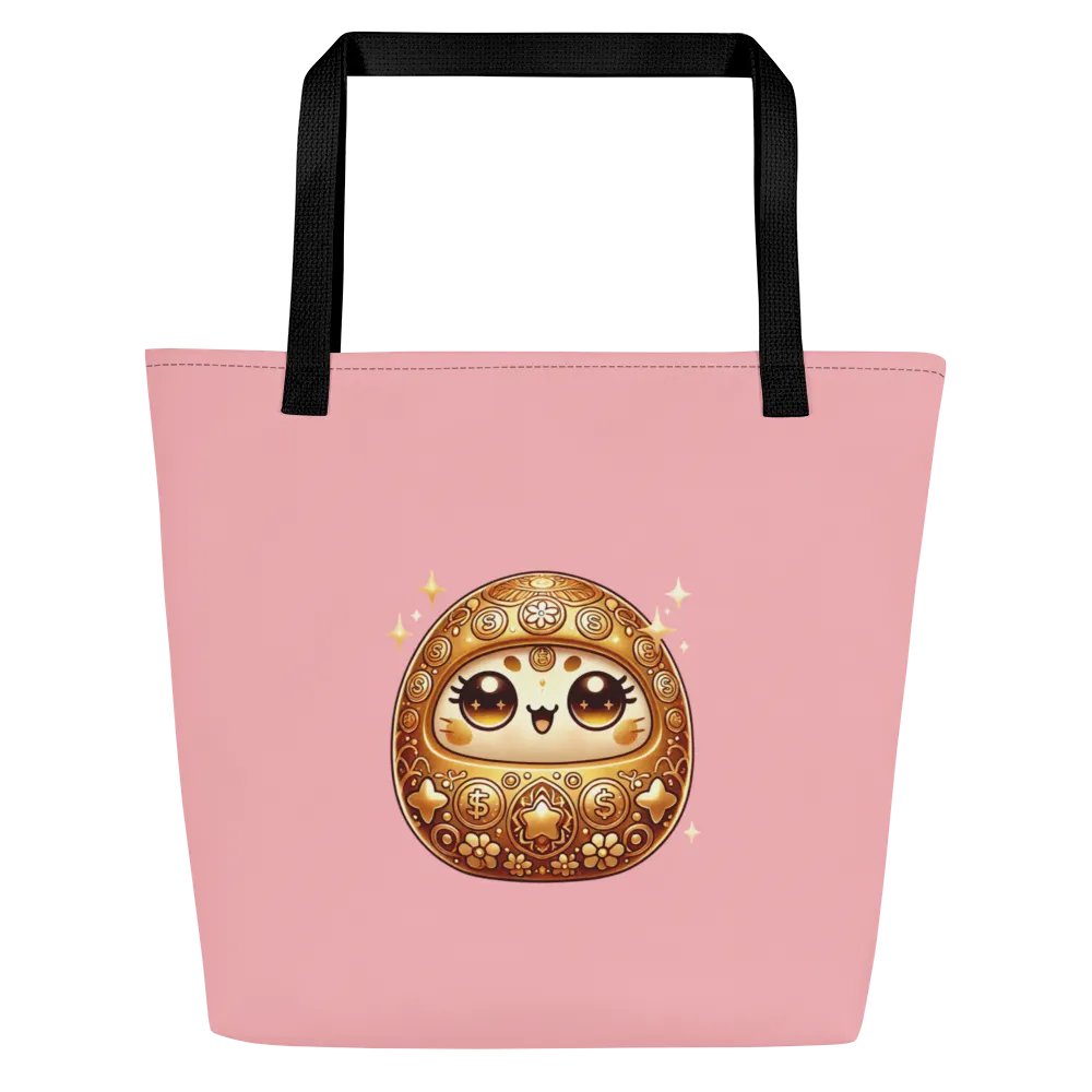 ゴールデンかわいいだるまドールズトートバッグ product image (1)