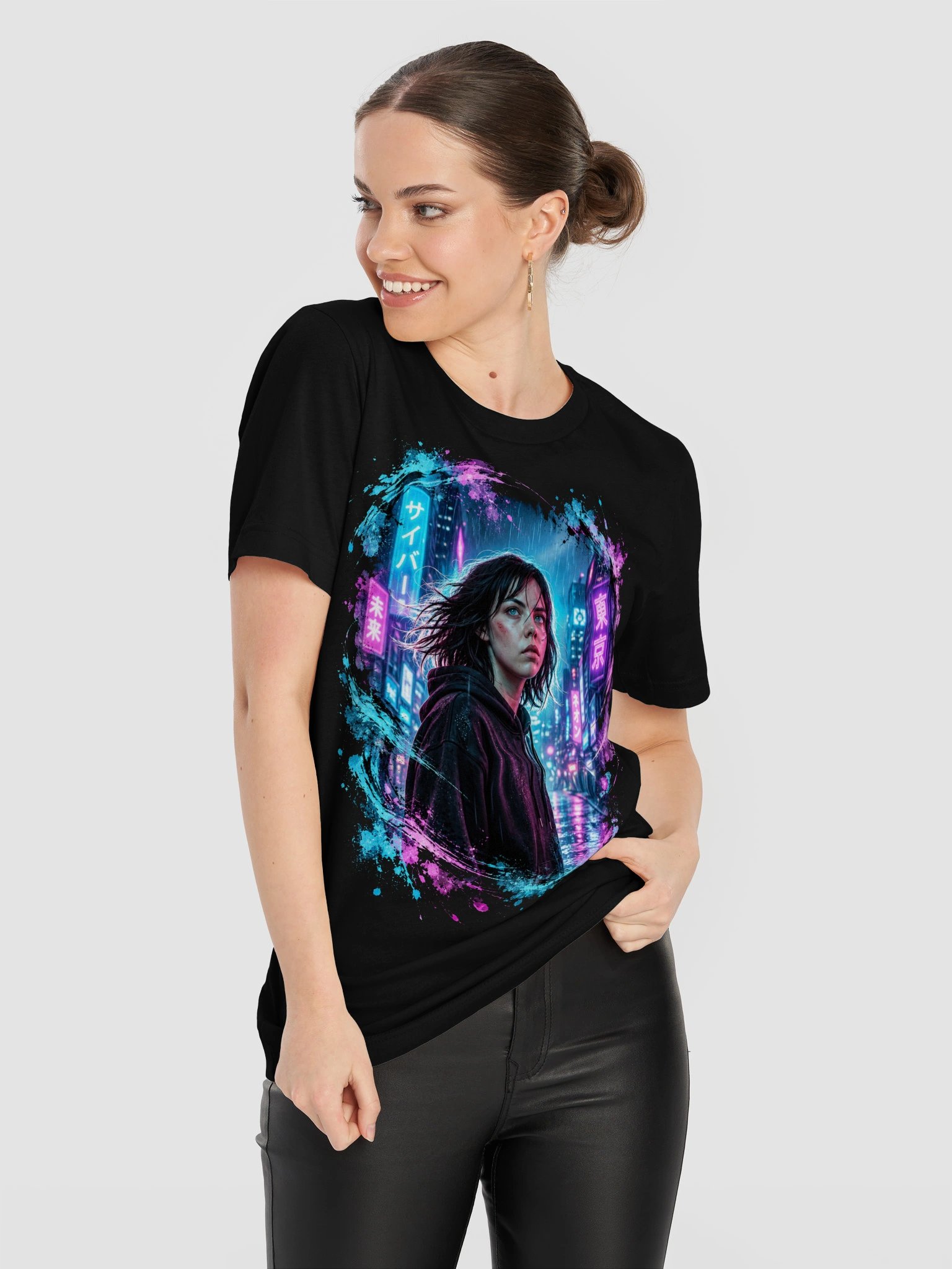 Rebel Girl - Neon Rebellion: Unisex Supersoft Tee product image (81)