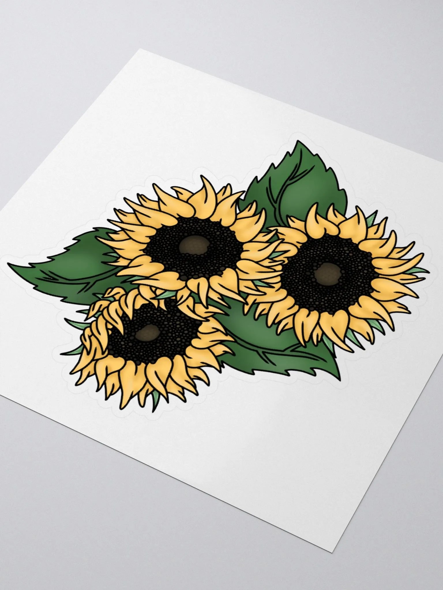 Sunflower Trio Sticker product image (3)
