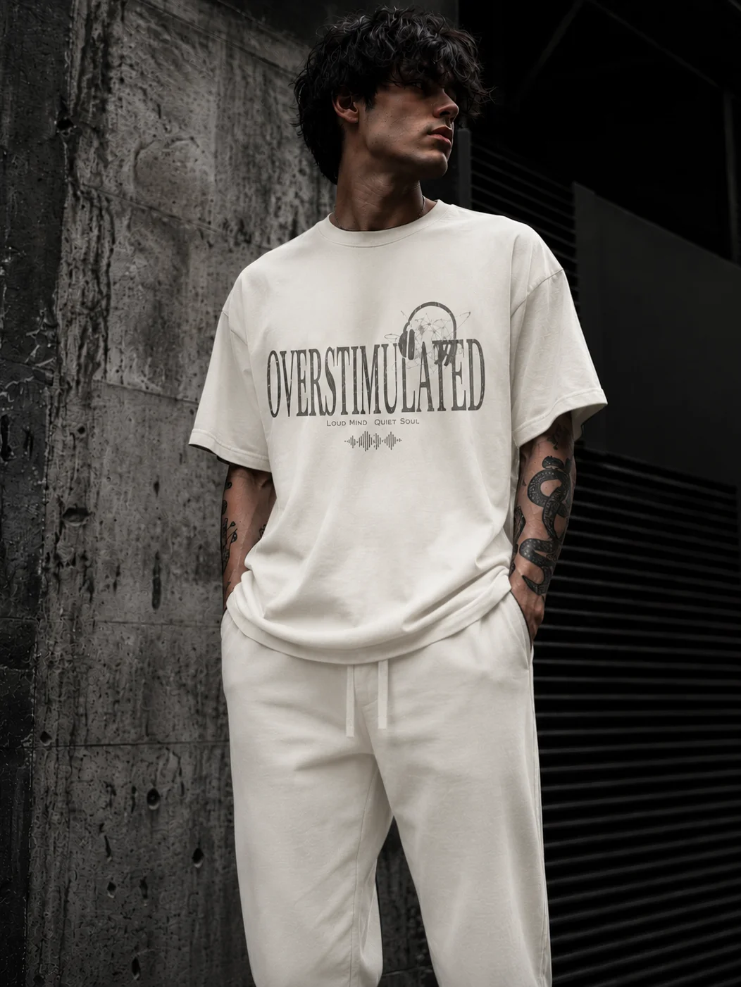 Overstimulated | Vintage Streetwear Tee product image (3)