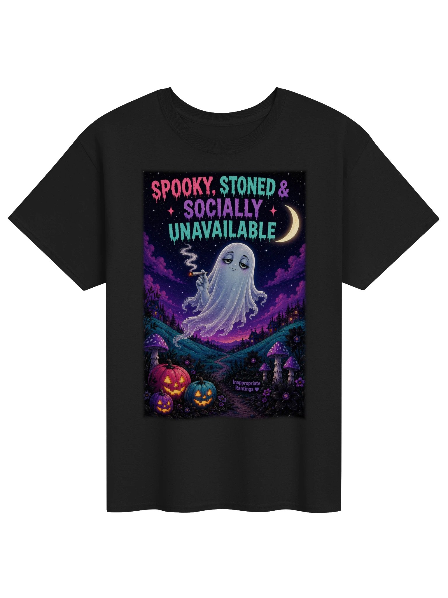 Spooky, Stoned & Socially Unavailable Tee product image (1)