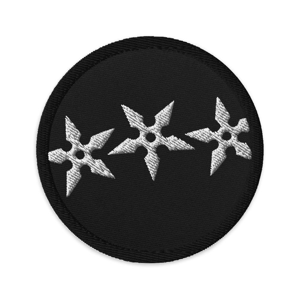 Slow-Mo Shuriken Patch - White product image (1)