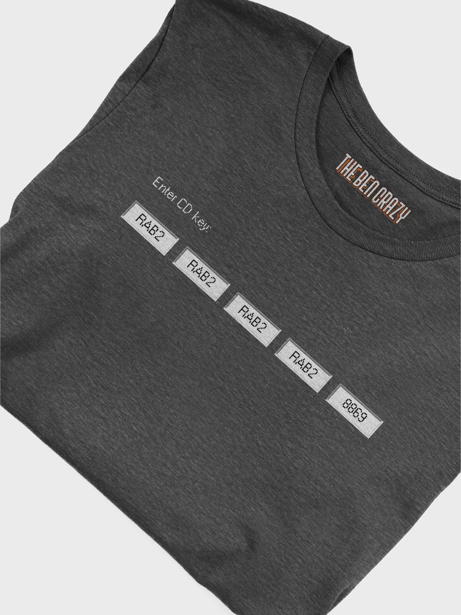 Enter CD Key Grey T-Shirt product image (5)