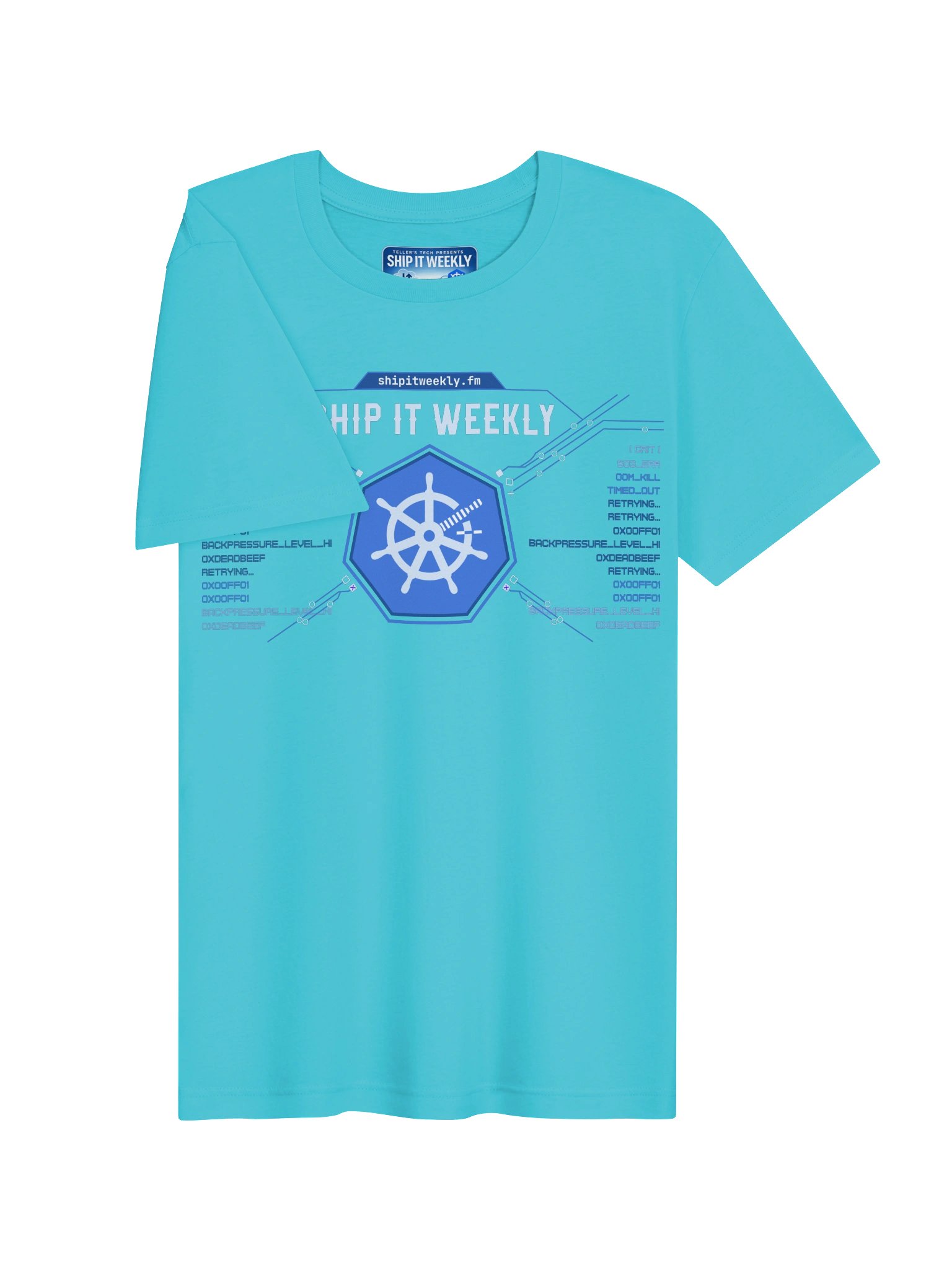 Backpressure Badge | Ship It Weekly DevOps Tee product image (3)
