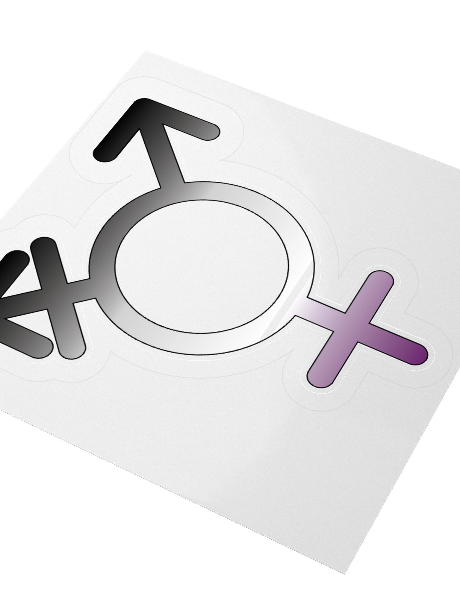 Asexual Transgender Symbol Sticker product image (8)