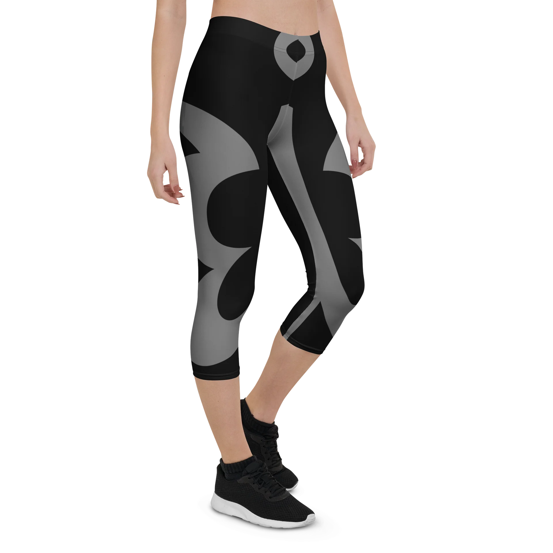HB script print design leggings product image (6)