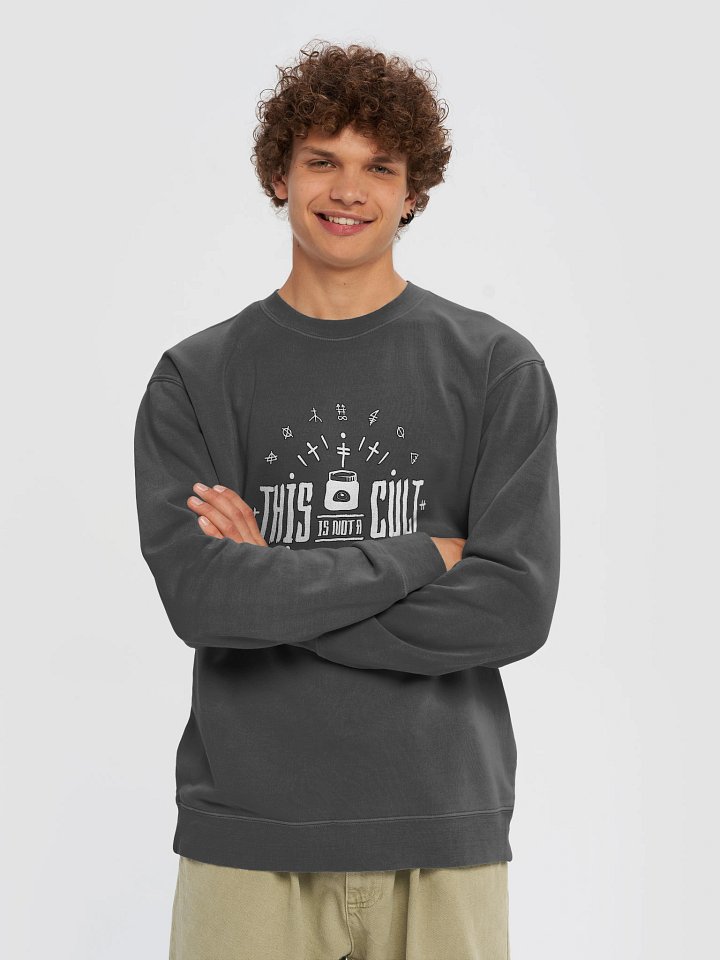 This Is Not a Cult - Independent Trading Co. Unisex Midweight Pigment Dyed Sweatshirt product image (1)