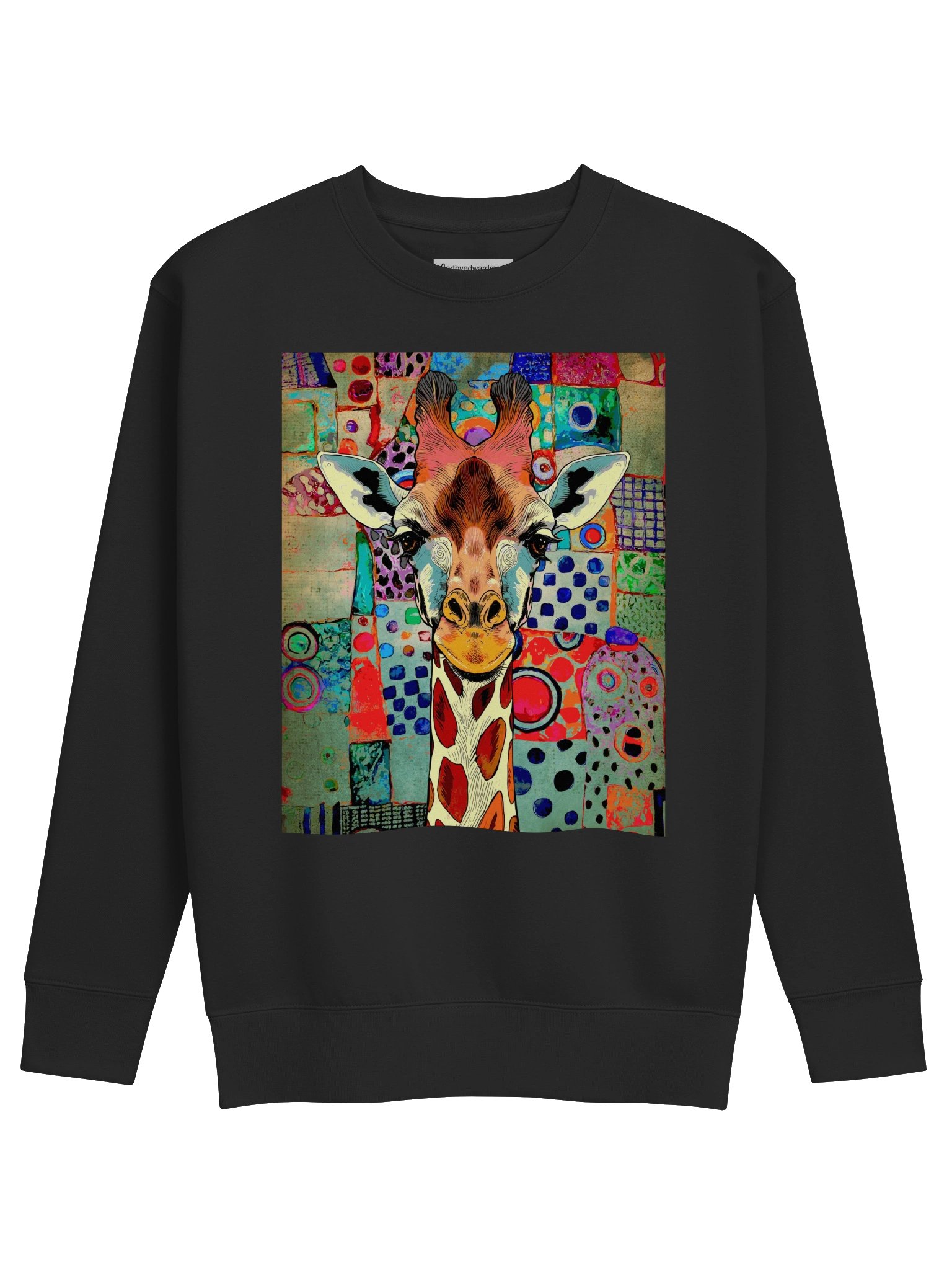 Colorful Giraffe Abstract Sweatshirt product image (6)