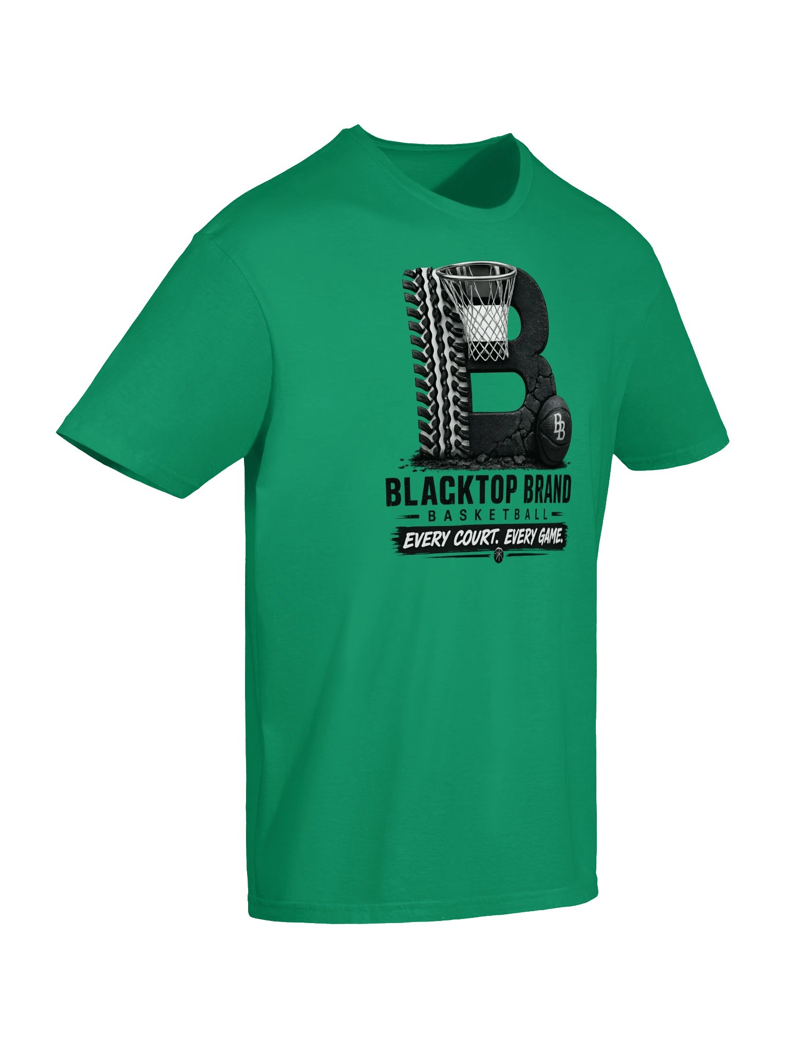 Blacktop Brand Basketball B Logo Tee product image (6)