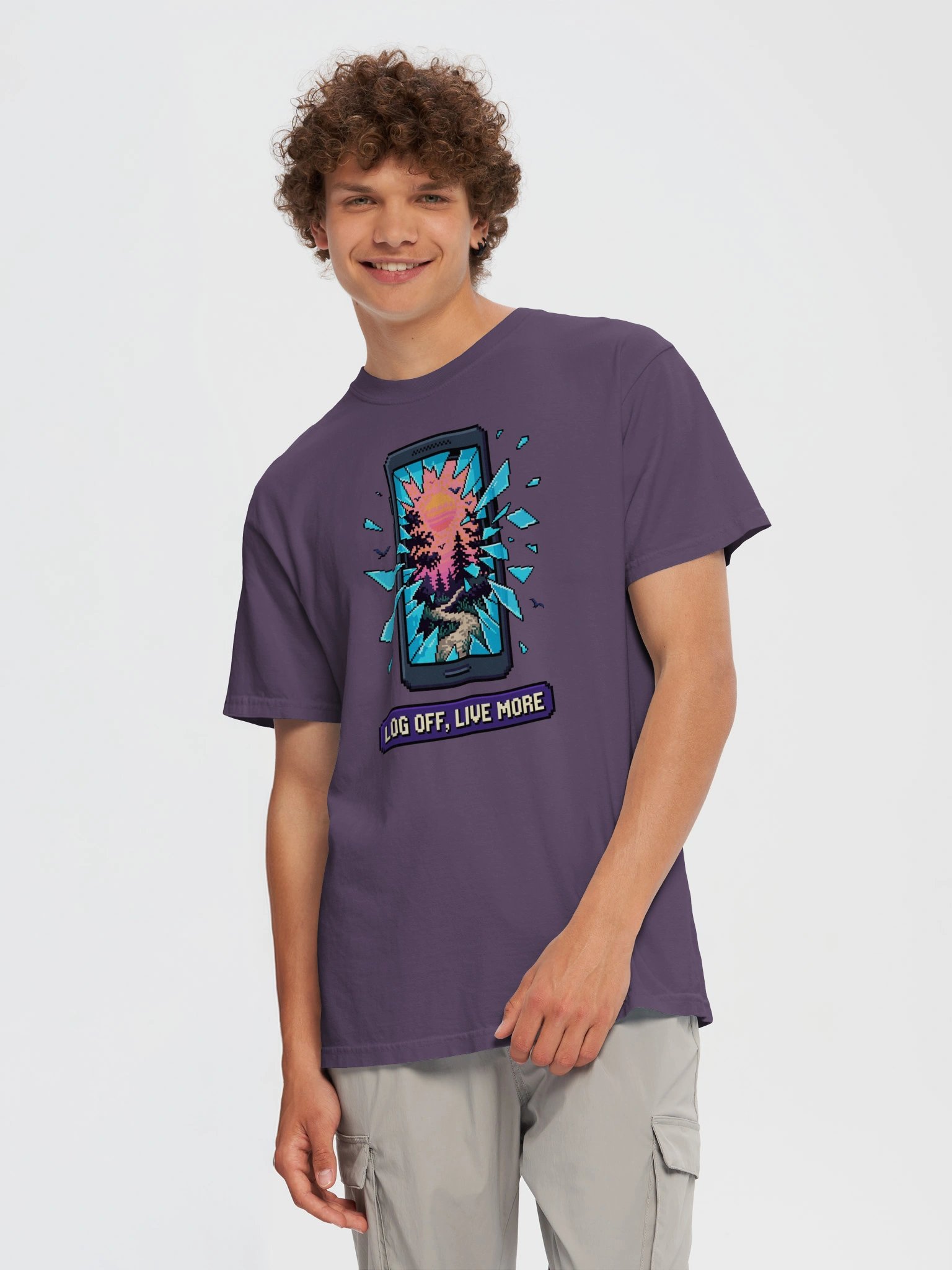 Log Off, Live More Digital Detox T-Shirt product image (42)