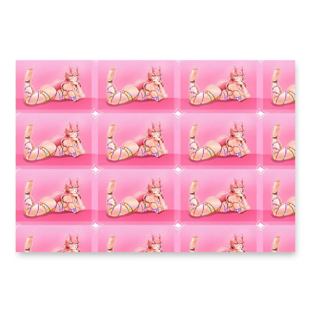 Chrismussy Girl Wrapping Paper product image (4)
