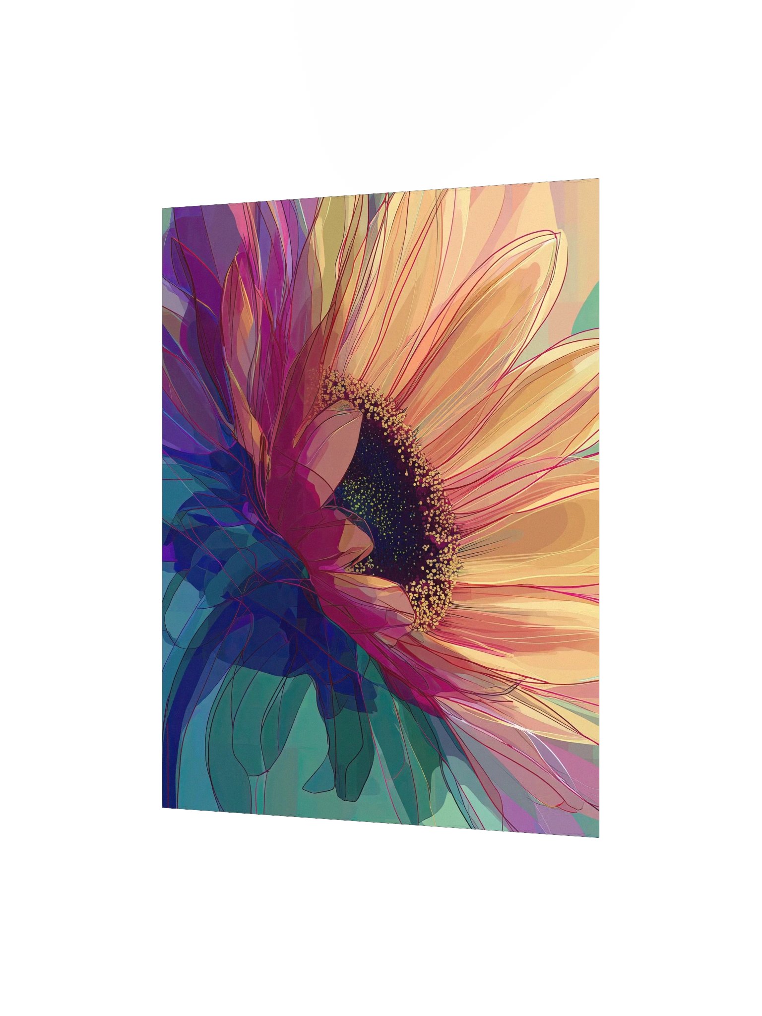 Abstract Sunflower Poster product image (3)