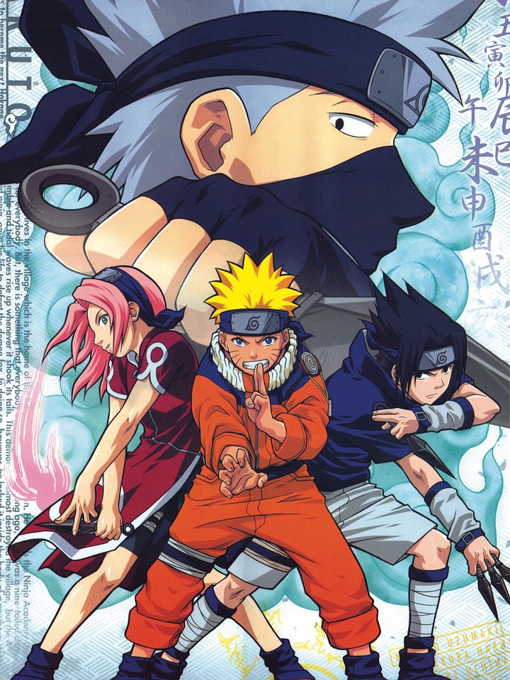 Naruto Hidden Leaf Team 7 Metal Print product image (1)
