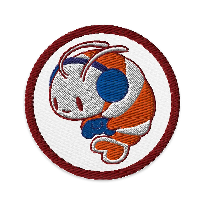 Shrimpy Gamer Embroidered Patch product image (1)