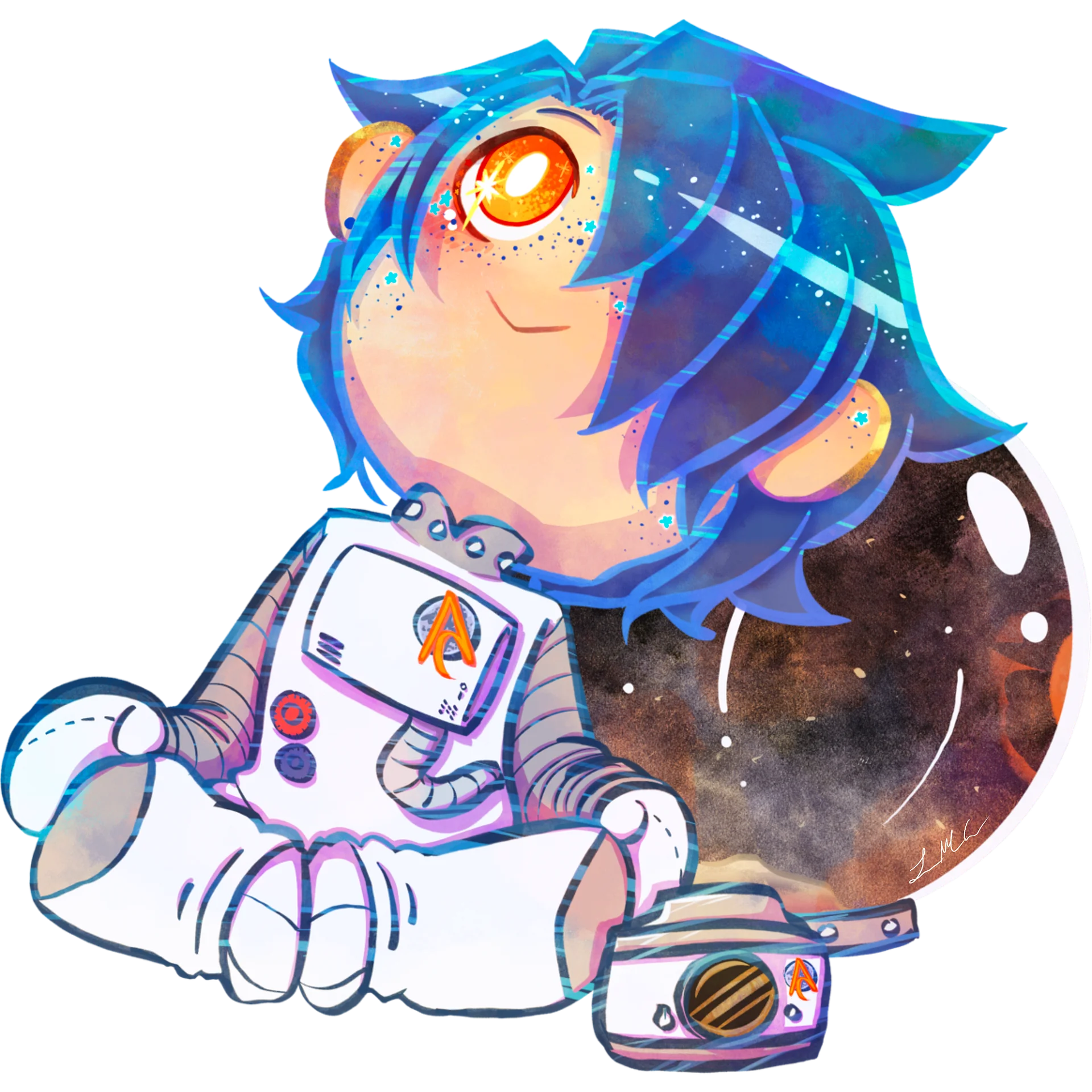 Astronaut Noah Sticker product image (1)