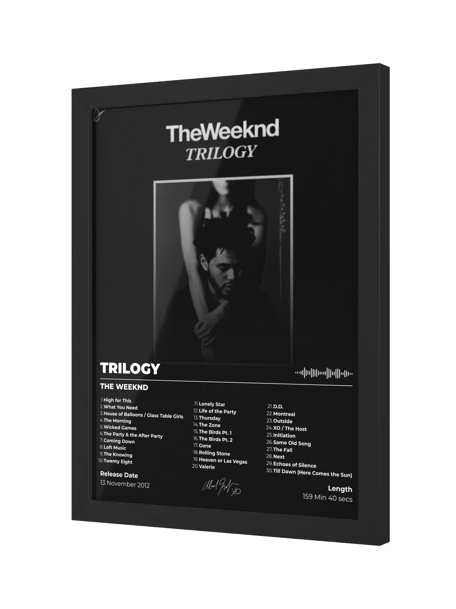 The Weeknd Trilogy Framed Poster product image (2)
