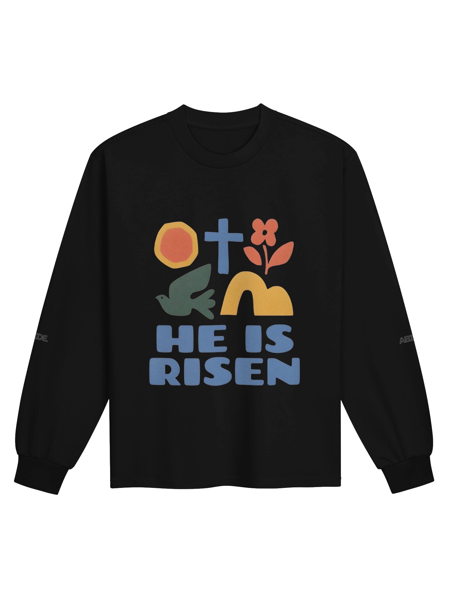 He Is Risen Christian Long Sleeve Shirt | Resurrection Graphic Tee product image (1)