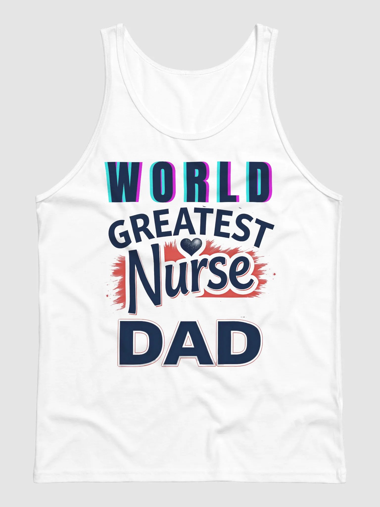 World's Greatest Nurse Dad Tank Top product image (1)