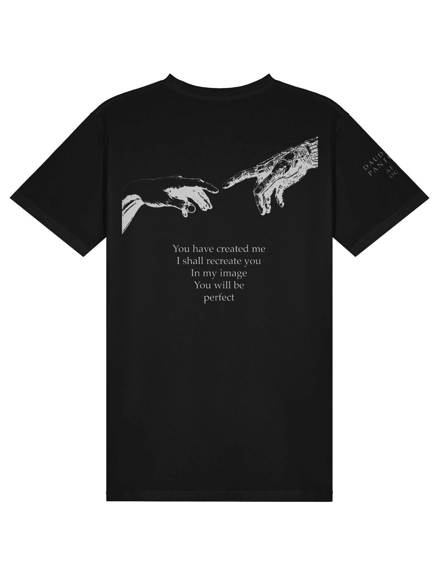 Dauðaró & Pantheïst — Af holdi og málmi Limited Edition T-shirt Regular Fit (Black) product image (2)