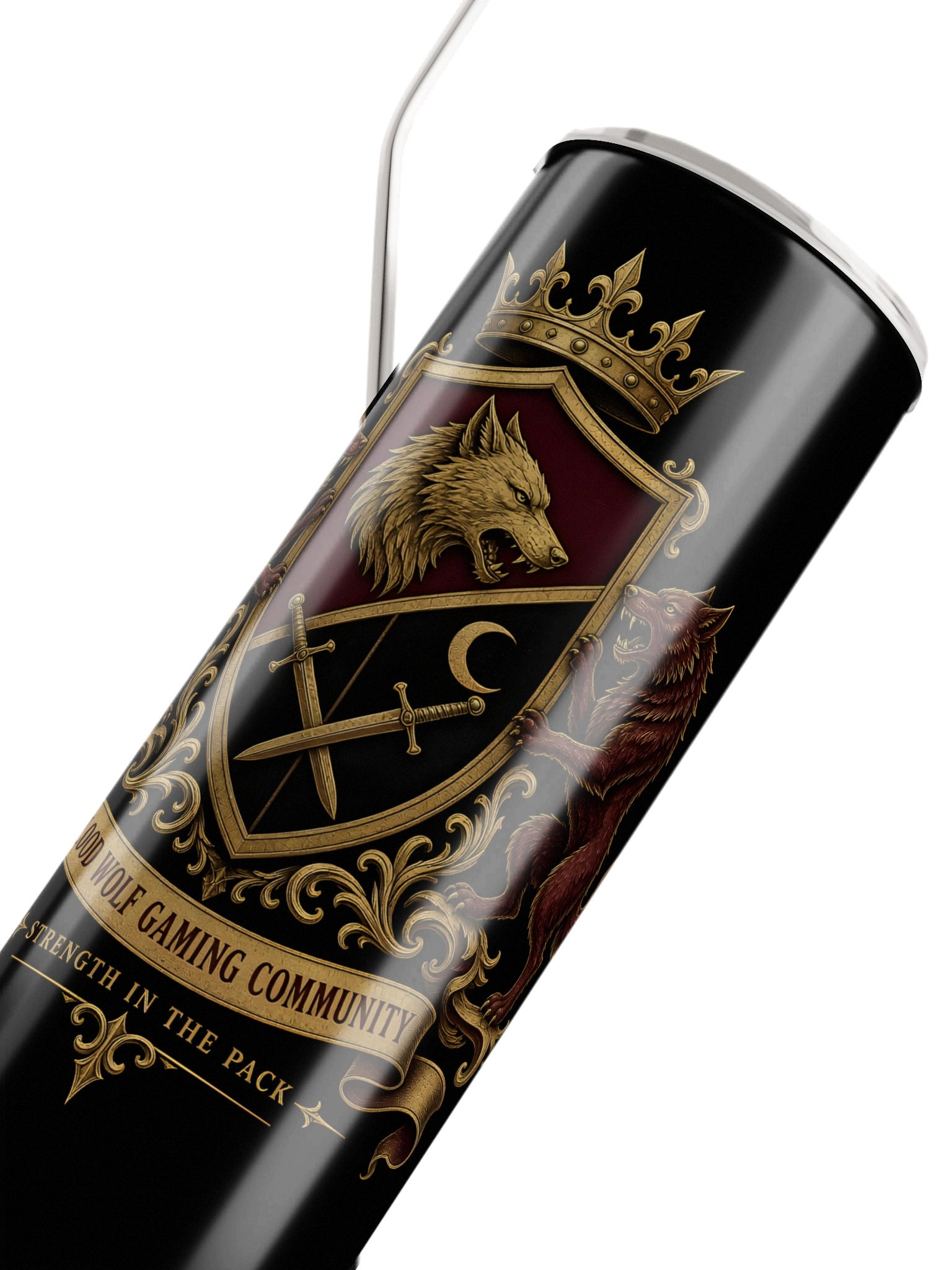 Blood Wolf Gaming Crest Tumbler product image (7)