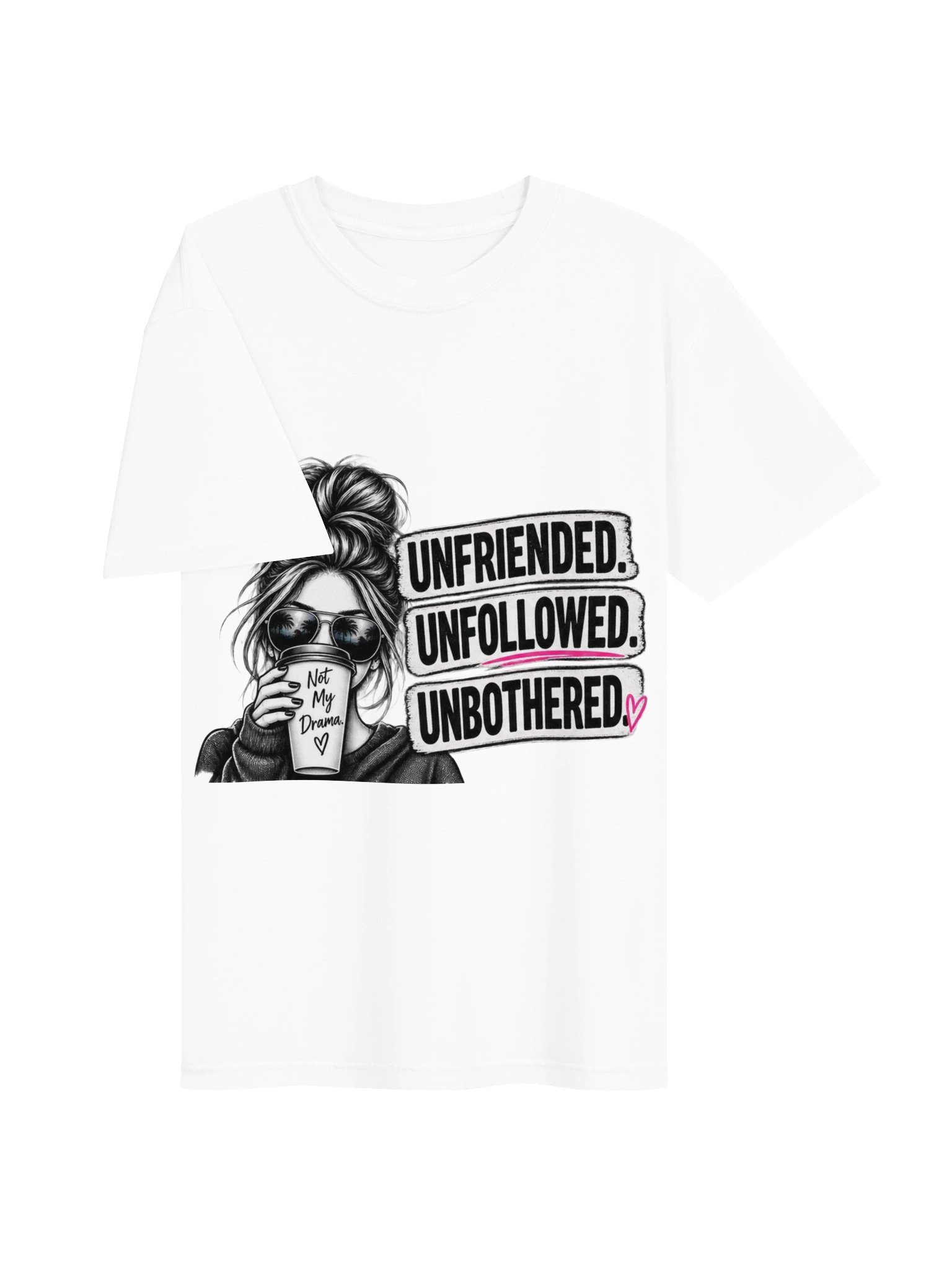 Unfriended Unfollowed Unbothered — Comfort Colors Tee product image (11)
