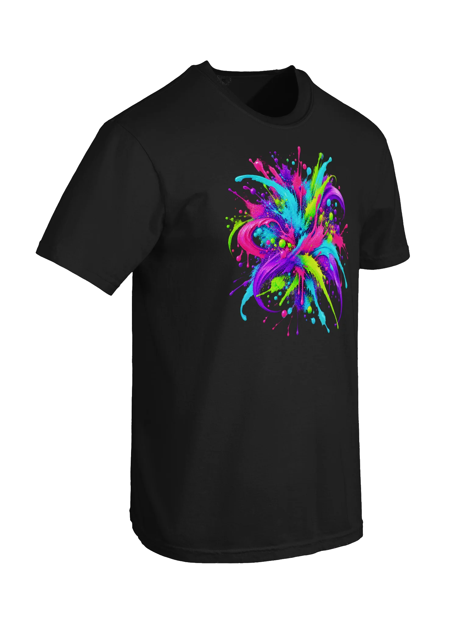 Unity Unleashed Neon Paint-Splatter T-Shirt — Individuality • Diversity • Brotherhood product image (17)