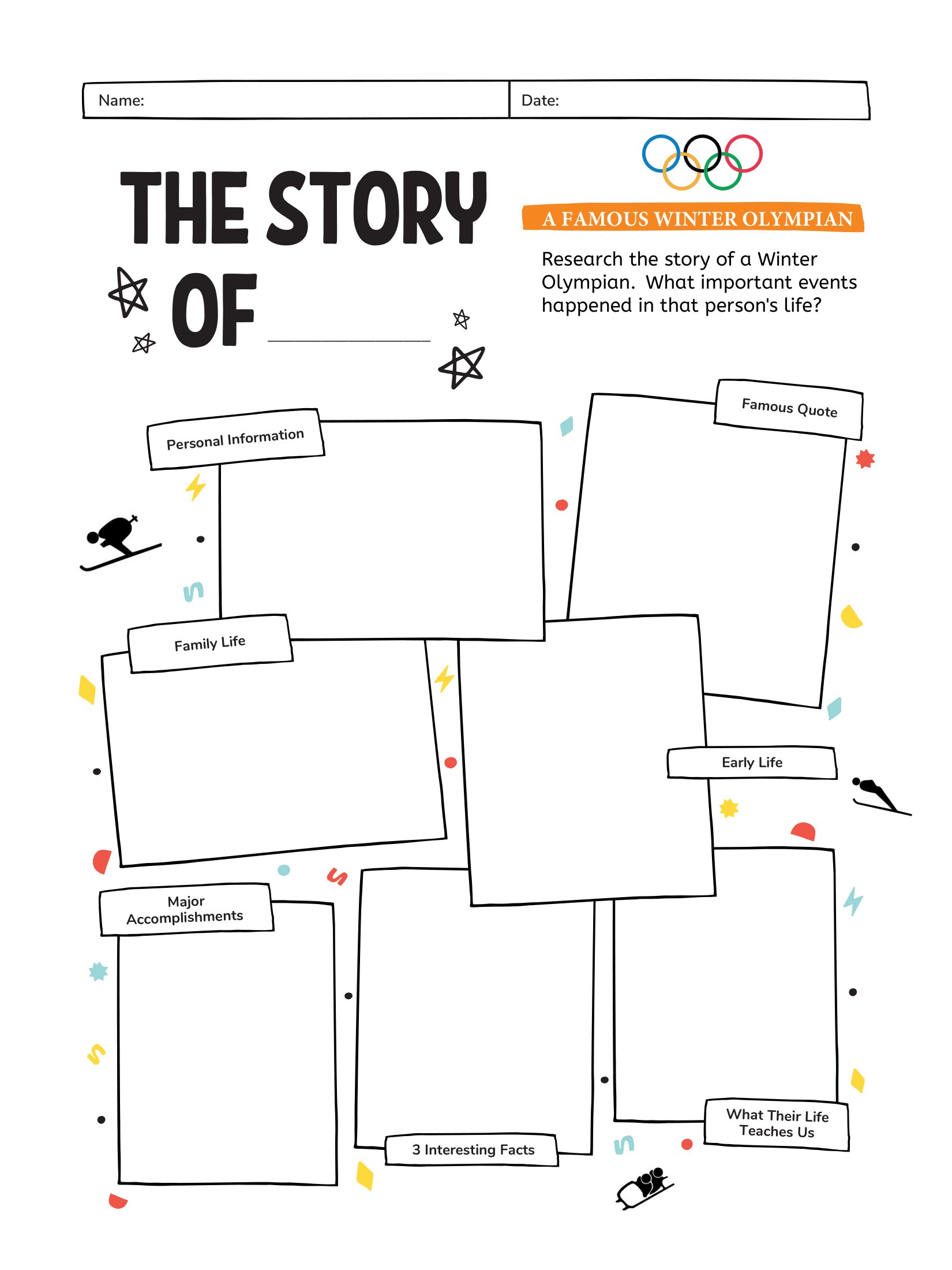 The Winter Olympics. Quiz And Project product image (4)