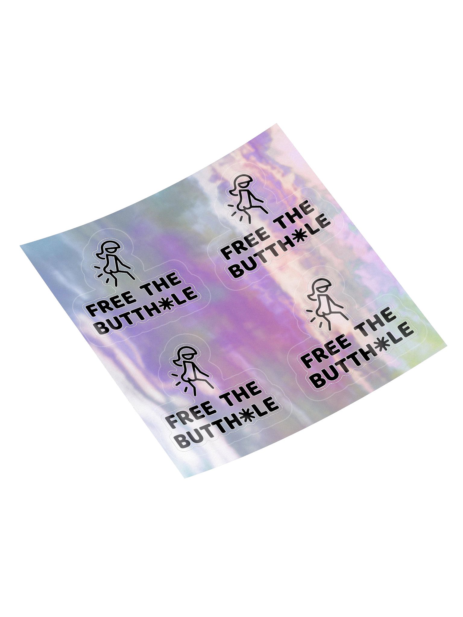 Free the Butthole — Holographic Four-Up Sheet product image (4)