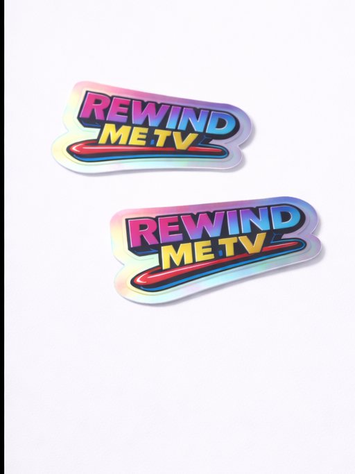 REWIND ME TV HOLOGRAM Sticker Sheet product image (2)