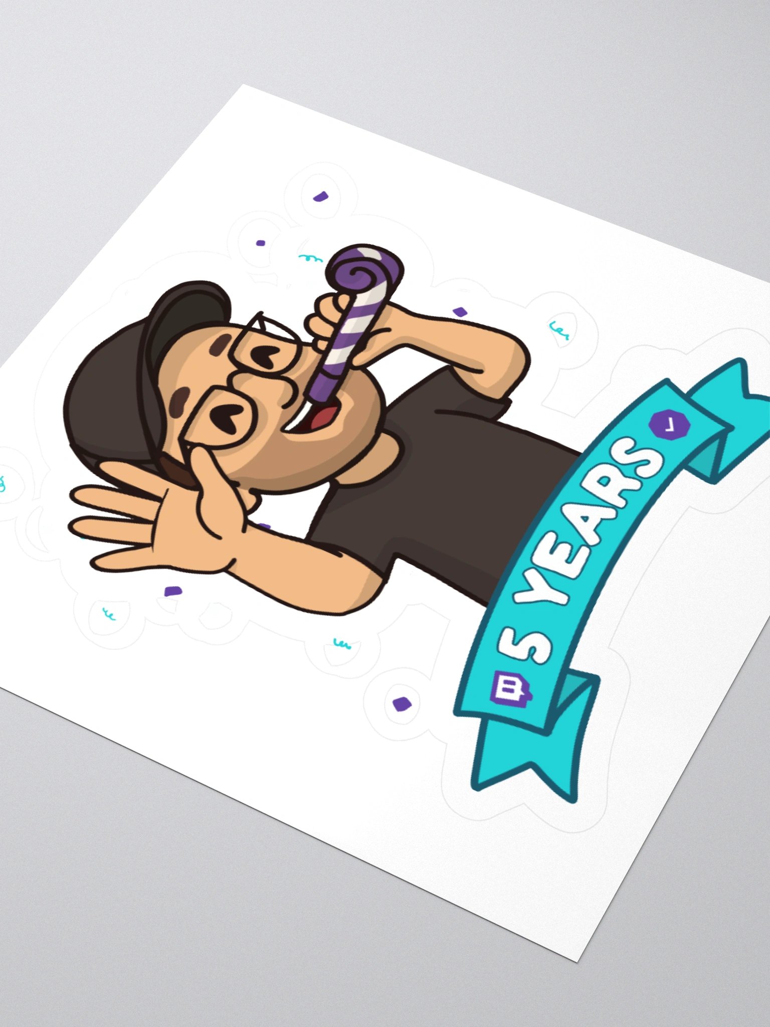 5 Year Partnerversary Sticker product image (5)