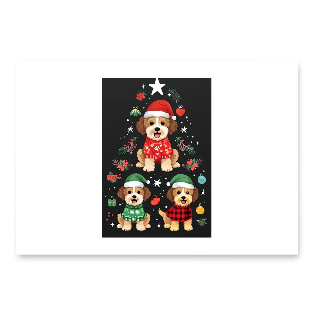 Festive Paws Wrapping Paper Set product image (1)