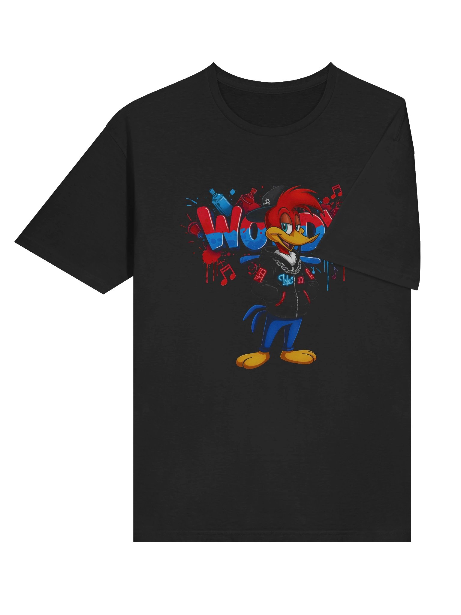 Woody Graffiti Streetwear T-Shirt - Unisex T-Shirt – Premium Printed T-Shirt for Everyday Casual & Streetwear product image (6)