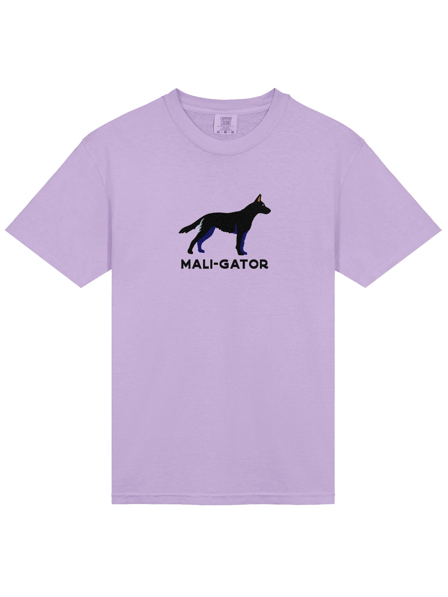 Mali-Gator T-Shirt(Embroidered) of a Belgian Malinois(Black) product image (6)