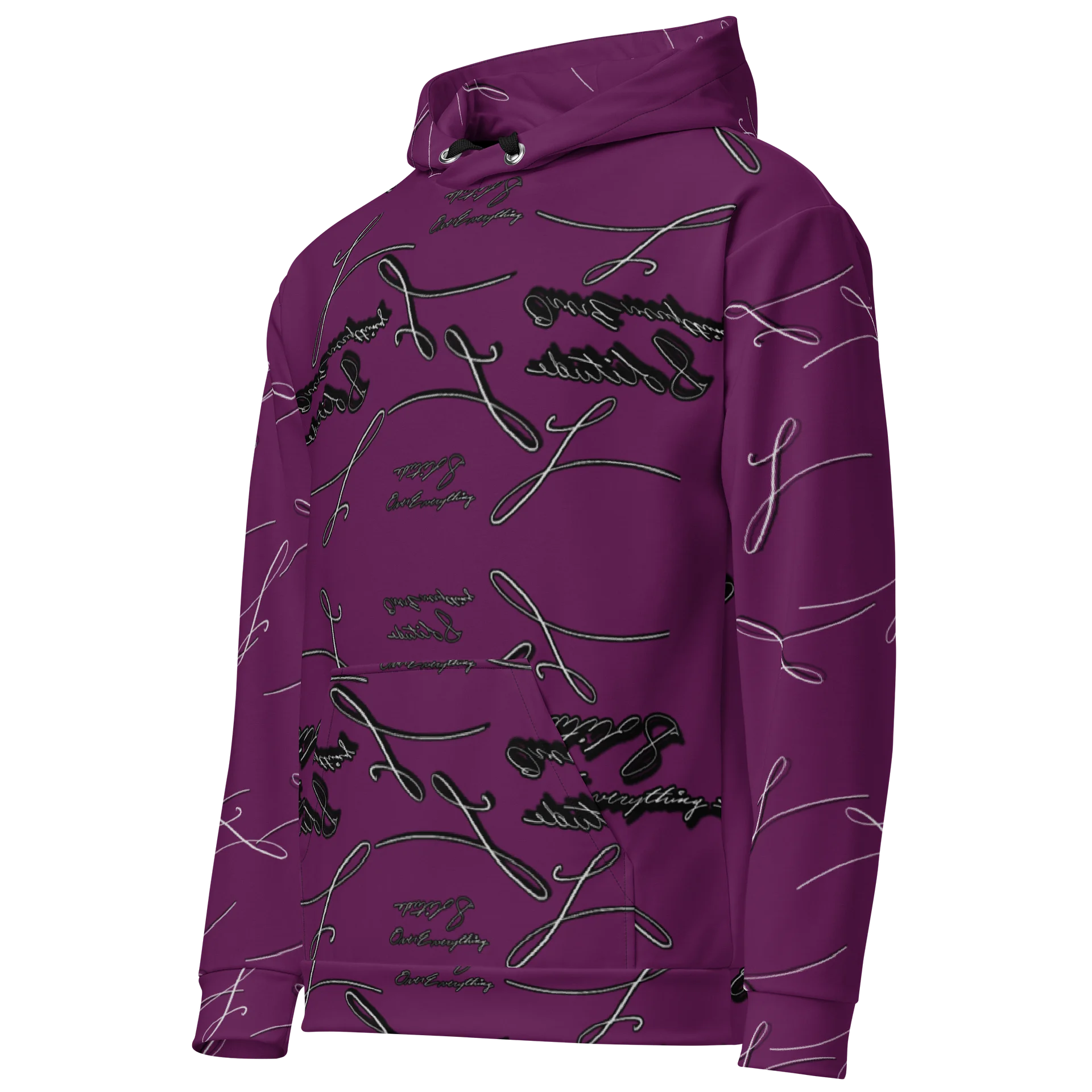 On the Go Til' Purple Solitude Over Everything V1 Hoodie product image (3)