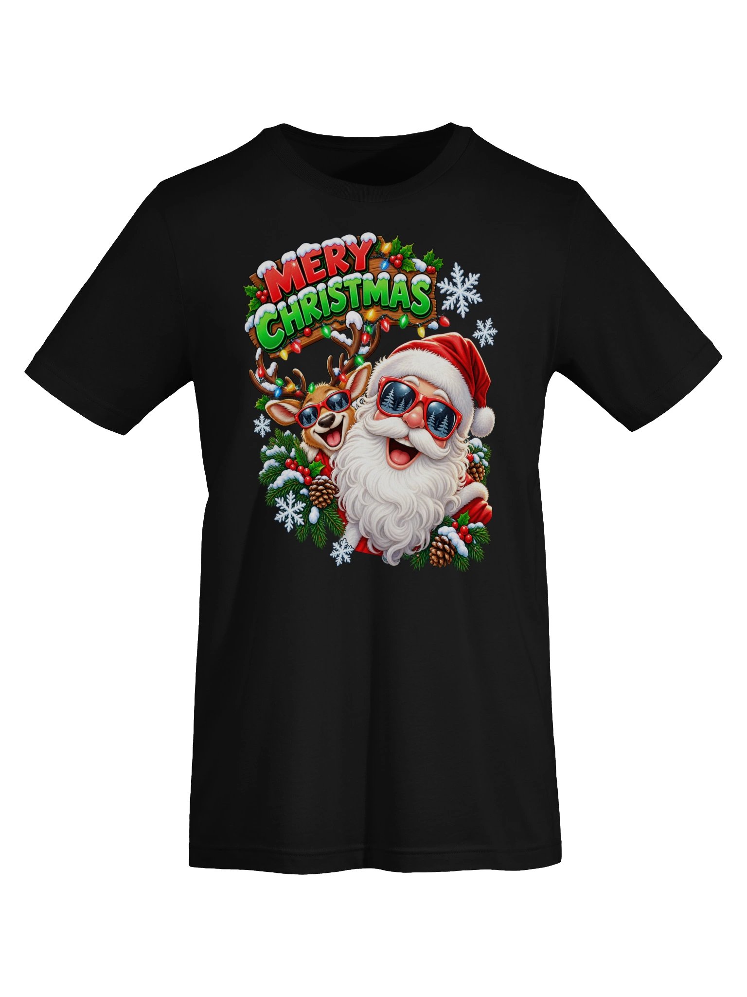 Merry Christmas — Santa & Reindeer Holiday Selfie product image (14)