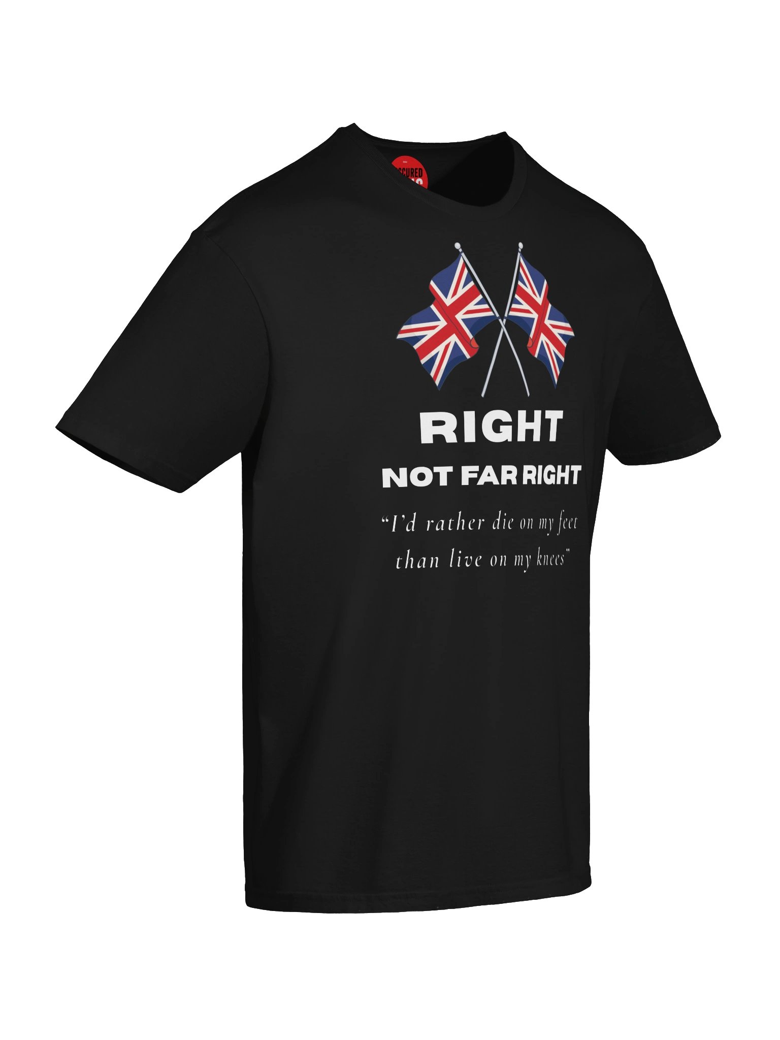 Right Not Far Right Union Jack Tee product image (5)