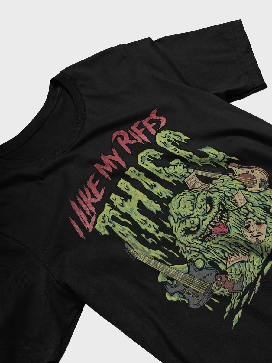 I Like My Riffs THICC – Monster T-shirt product image (5)