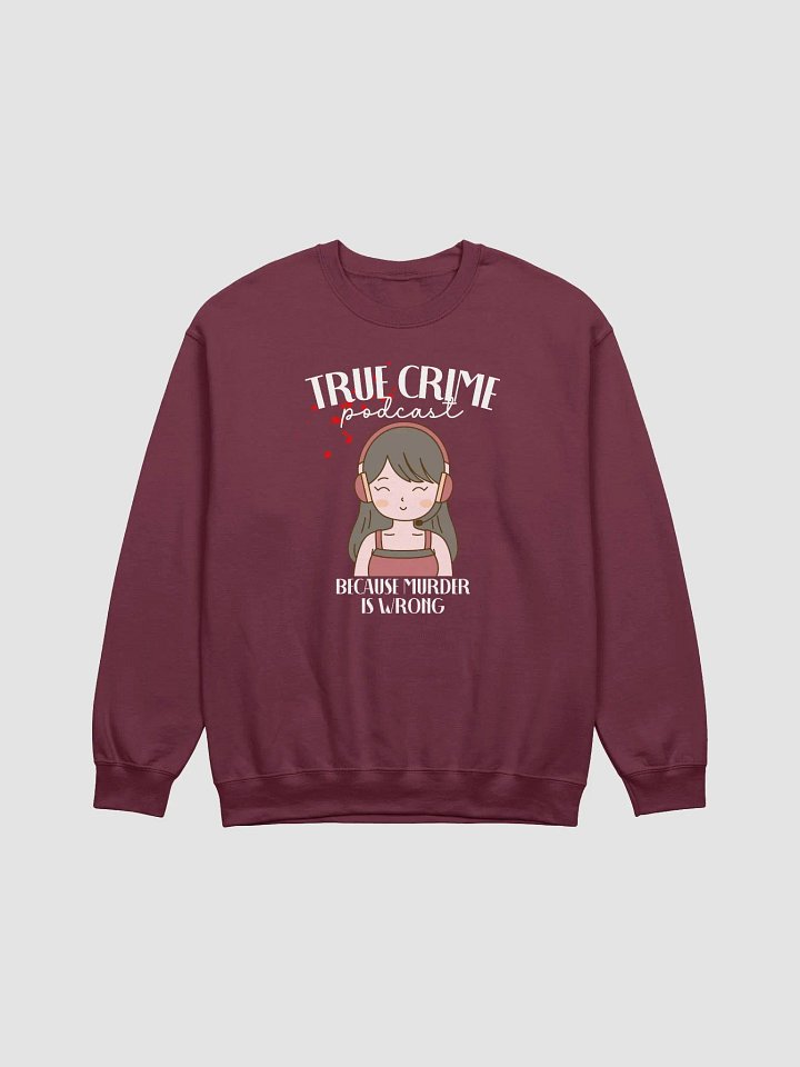 True Crime Podcast Girl Sweatshirt product image (2)