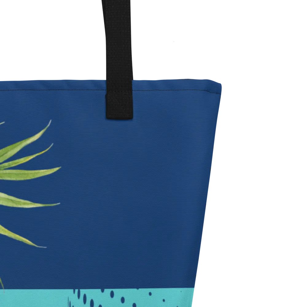 Blue Floral Tote Bag product image (3)