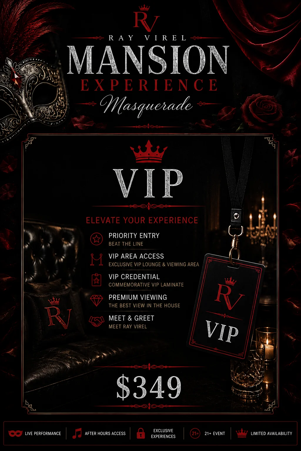 Ray Virel Mansion Experience — VIP product image (1)