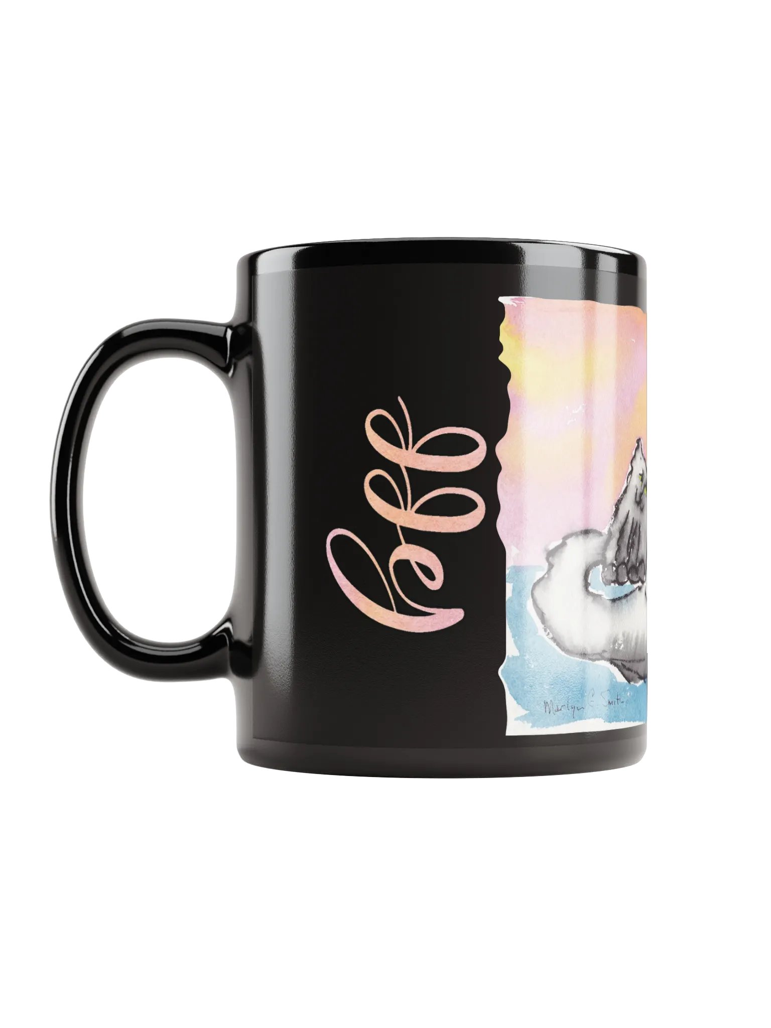 Best Friends Forever - bff – Kitty Mug - Black product image (2)