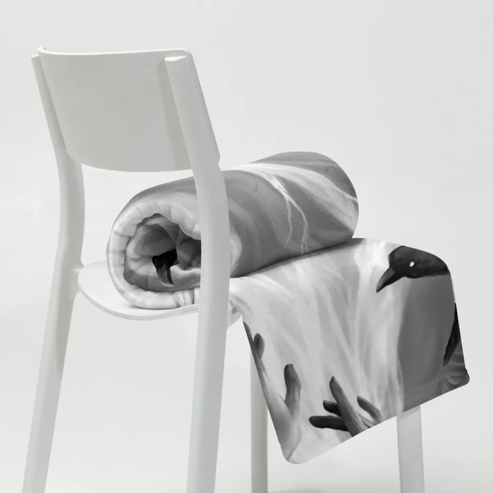 The Magpie Tree Throw Blanket product image (10)